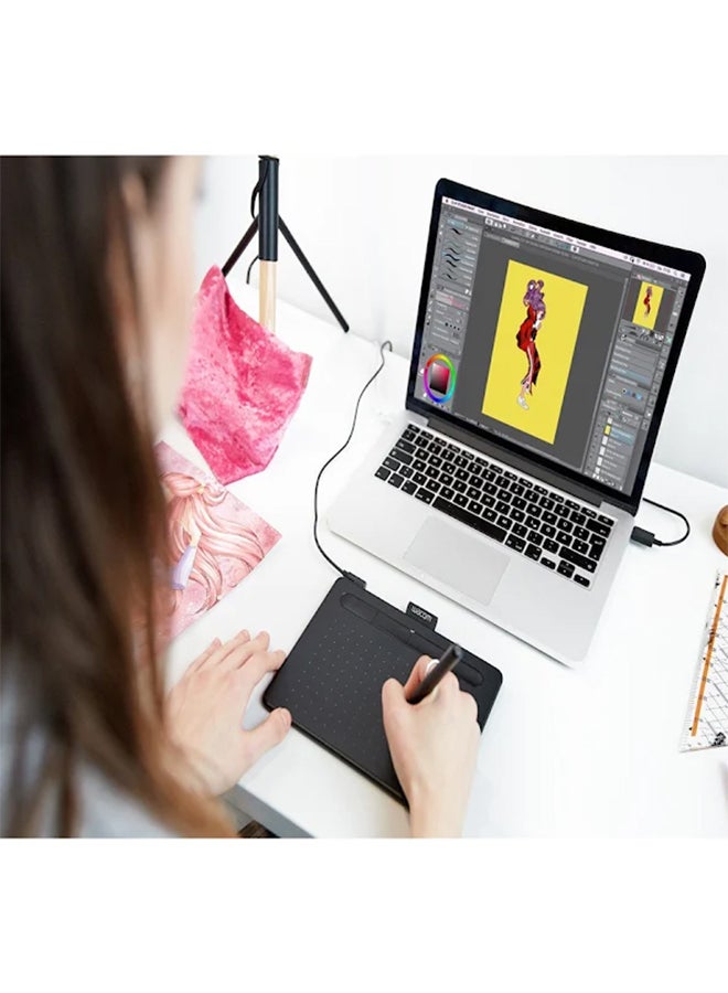 Intuos Small CTL-4100K-N Creative Pen Tablet With Stylus Black