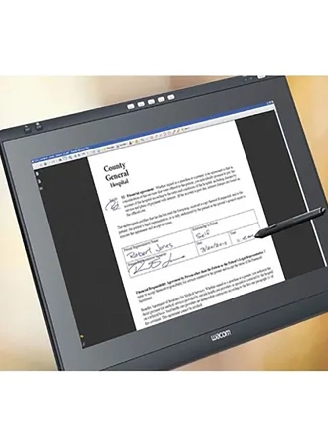 21.5-inch IPS Interactive Pen Display DTK-2241 With Battery And Free Stylus Pen Black