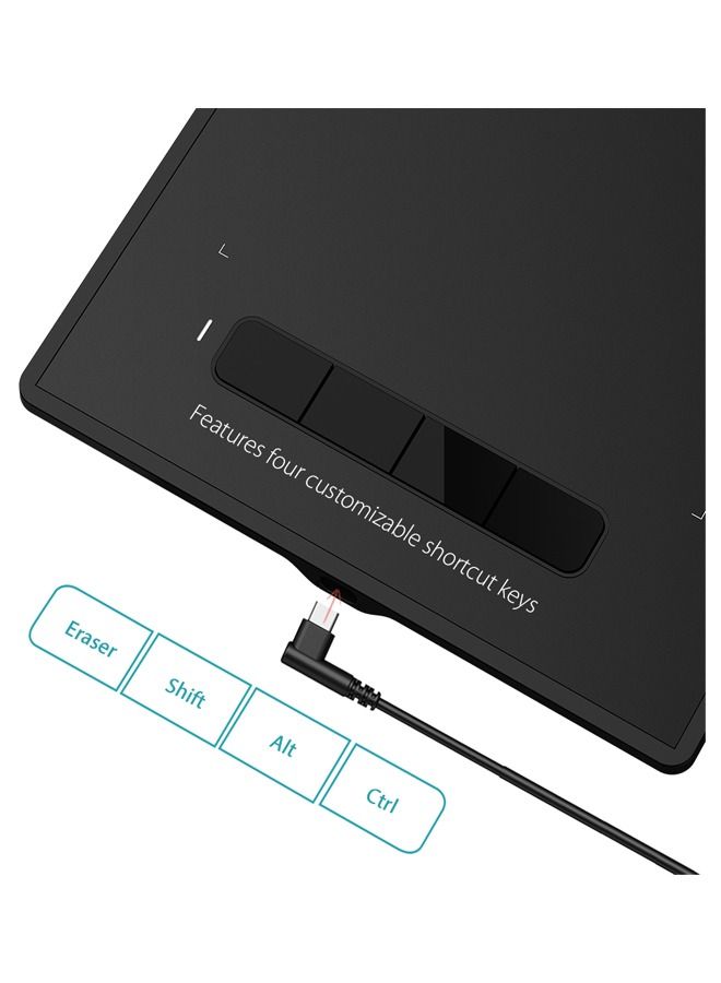 Graphics Drawing Tablet Star G960S Plus With PH2 Battery-Free Stylus