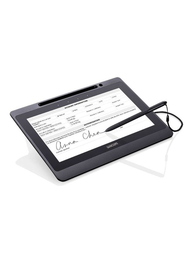 10.1-Inch Full HD Resolution Interactive Pen Display Signature Tablet With Professional Software And Remote Support Black