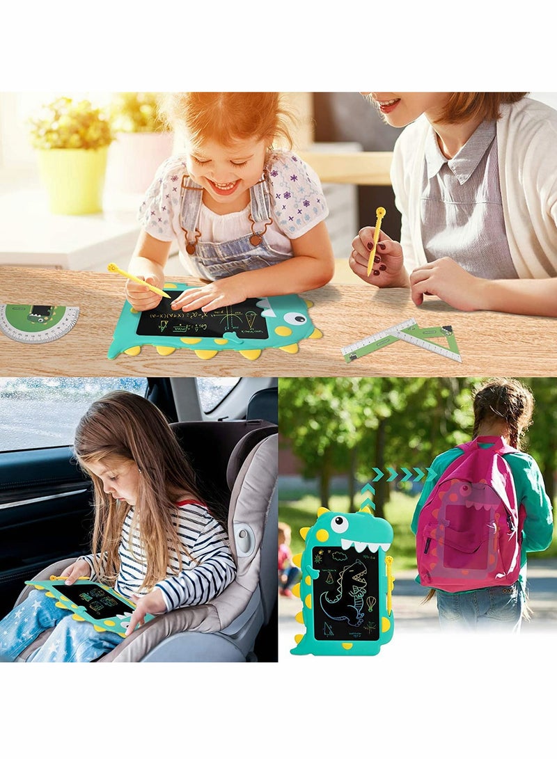 LCD Writing Tablet for Kids, Portable Electronic Drawing Board, Beauty Dinosaur Shape LCD Writing Pad, 8.5 Inch Light with Lock Function Erasable Electronic Doodle Gift for Boy Girl