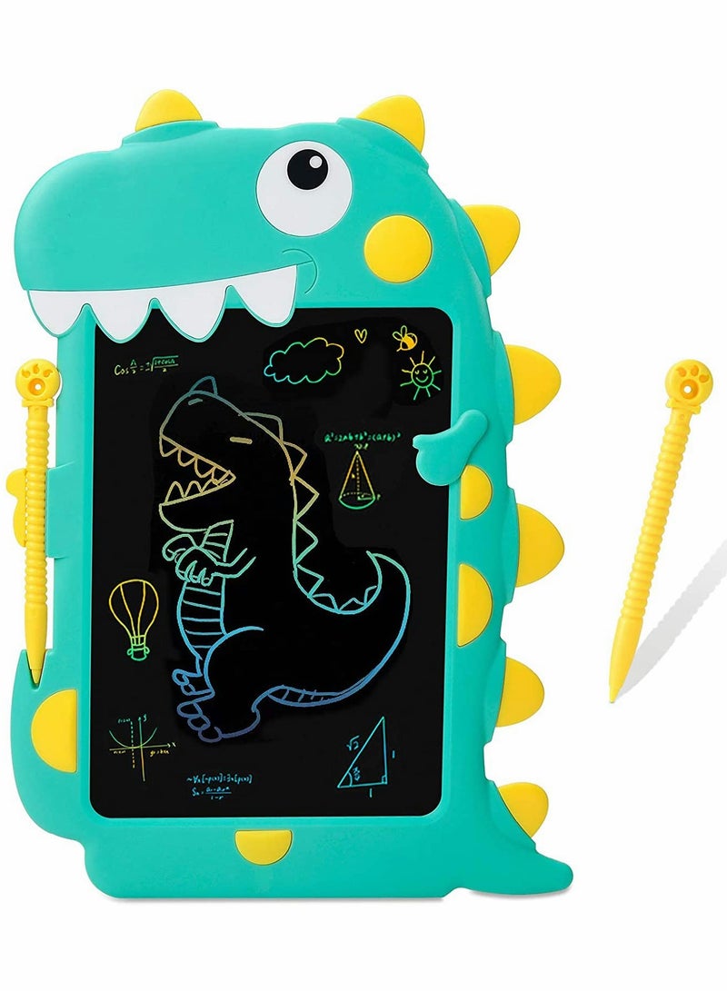 LCD Writing Tablet for Kids, Portable Electronic Drawing Board, Beauty Dinosaur Shape LCD Writing Pad, 8.5 Inch Light with Lock Function Erasable Electronic Doodle Gift for Boy Girl