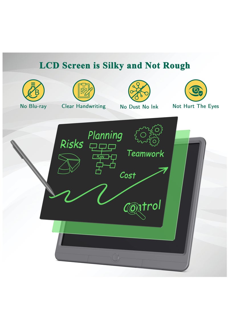 LCD Writing Tablet for Adults And Kids, 15 inch Drawing Writing Scribble Boards Writing Board, Good for Educational Learning Office Communication Tool, Office Memo Boards, Message Boards