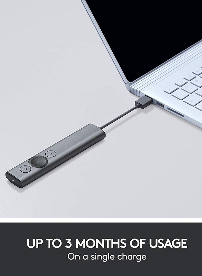 Spotlight Presentation Remote Grey