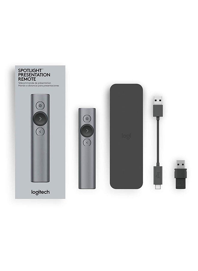 Spotlight Presentation Remote Grey