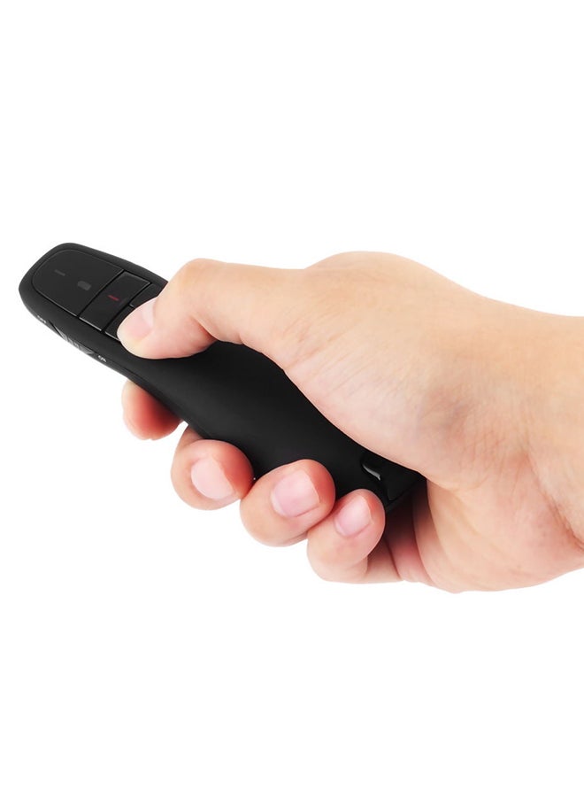 2.4Ghz Wireless Presenter With Laser Pointer Pen Black