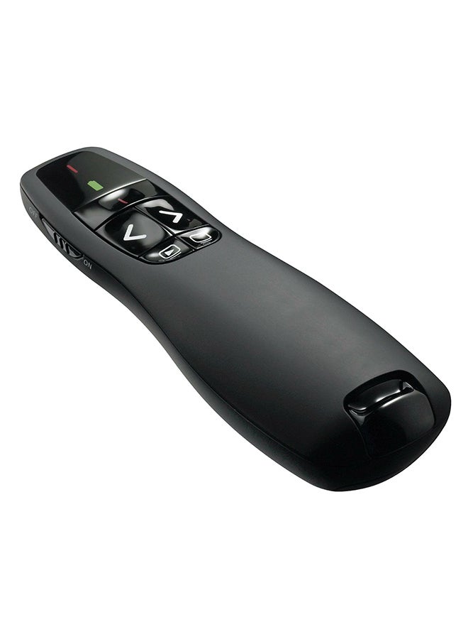 2.4Ghz Wireless Presenter With Laser Pointer Pen Black