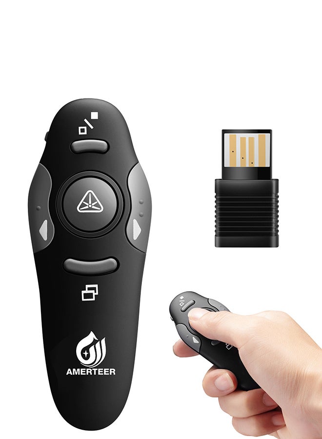 2.4Ghz Wireless Presenter Laser Pointer Pen Black/Grey