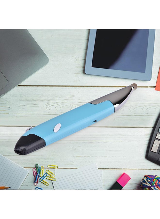 Wireless USB Optical Pen Mouse With Capacitive Touch Screen Stylus Pen Blue