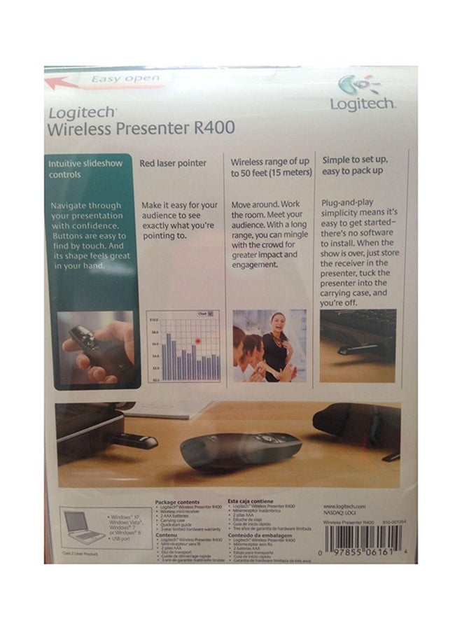 R400 Wireless Presenter Black