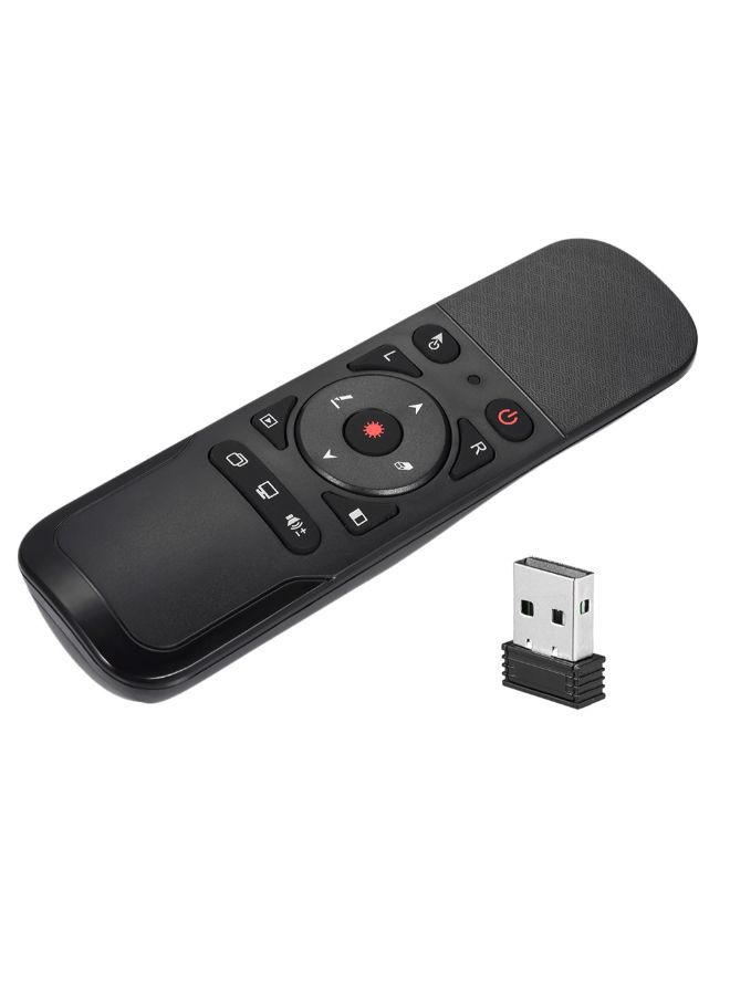 Wireless Remote Control Air Mouse Laser Pointer Black