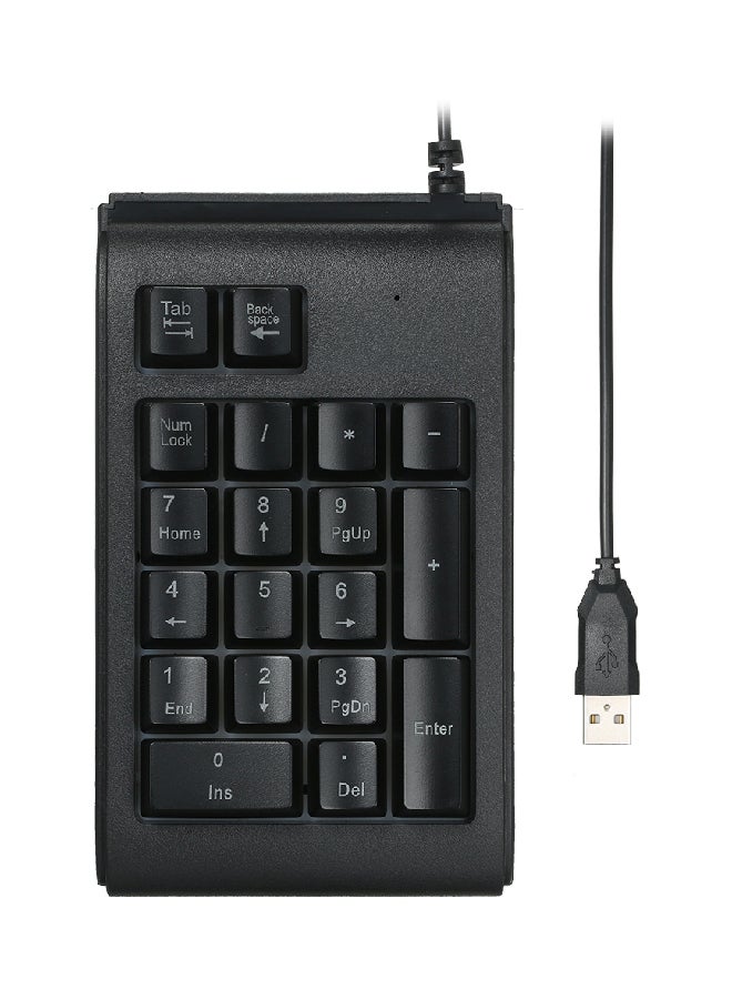 USB Wired Mechanical Keyboard Black