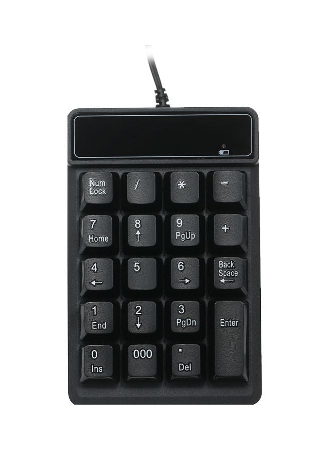 USB Wired Numeric Keypad Black