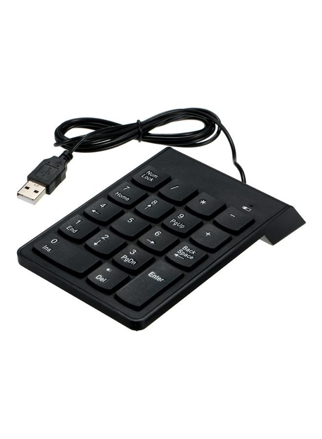 USB Wired Numeric Keypad Black