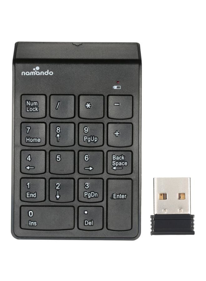 Wireless Numeric Keypad Black