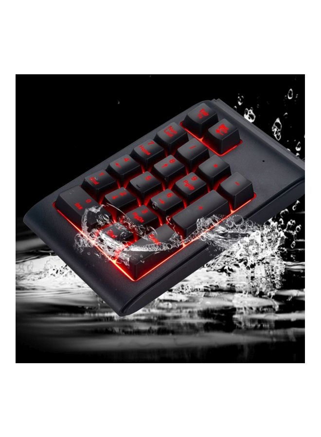 19 Keys Numeric Keyboard Black