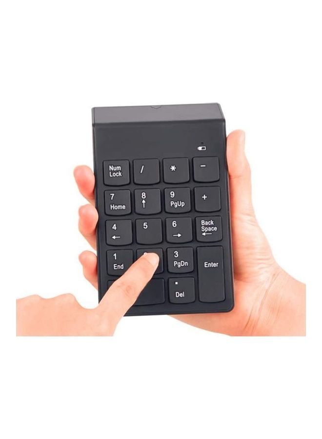 18 Keys 2.4G Wireless Numeric Keypad Black