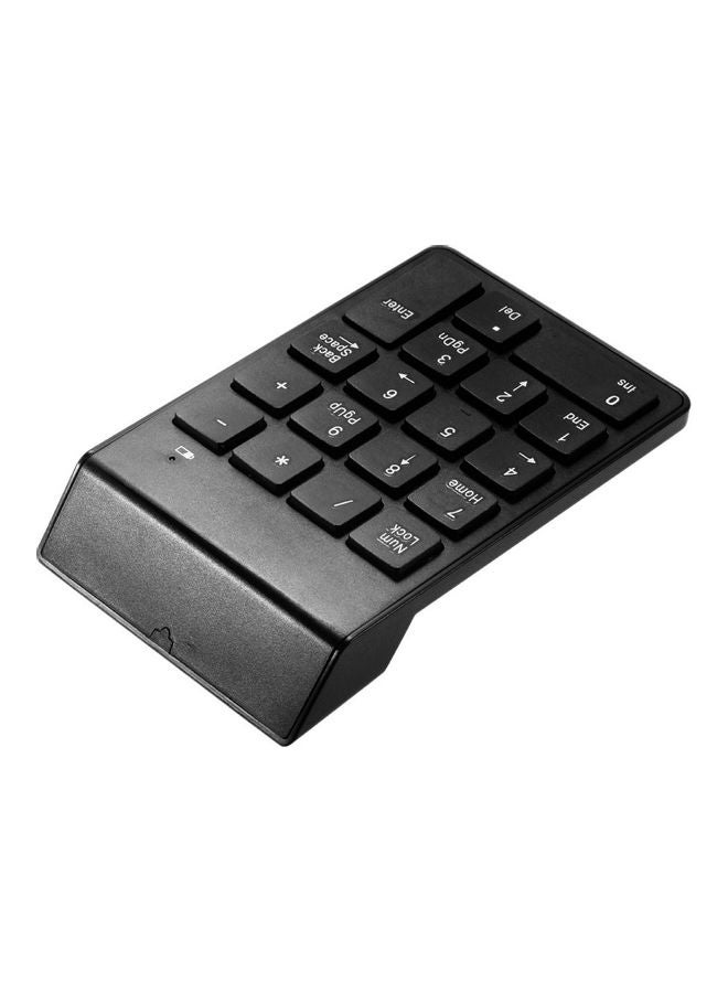 2.4G USB Numeric 18 Keys Wireless Mini Digital Keyboard Black