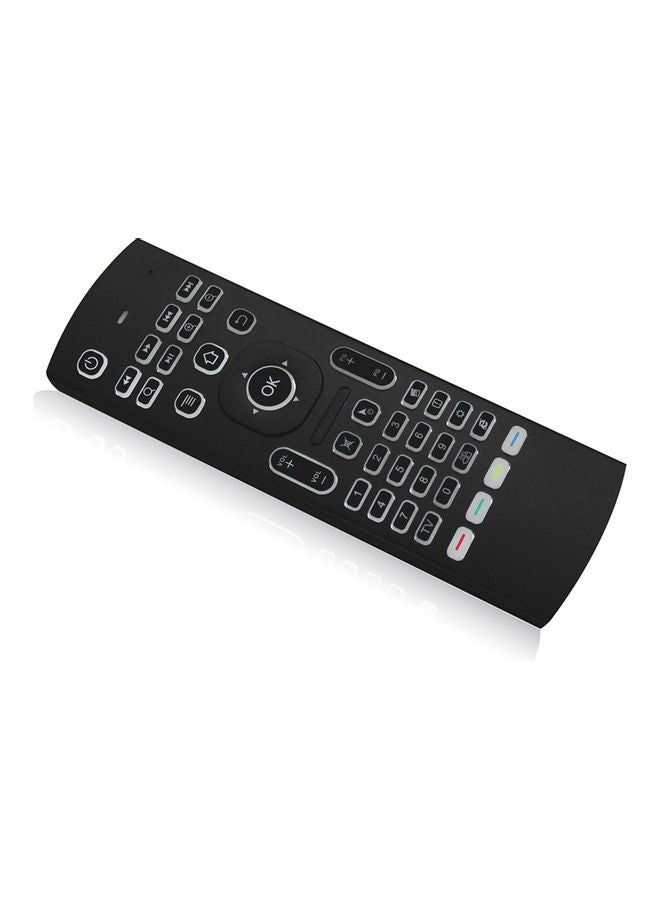 6-Axis Air Mouse With Keyboard Black