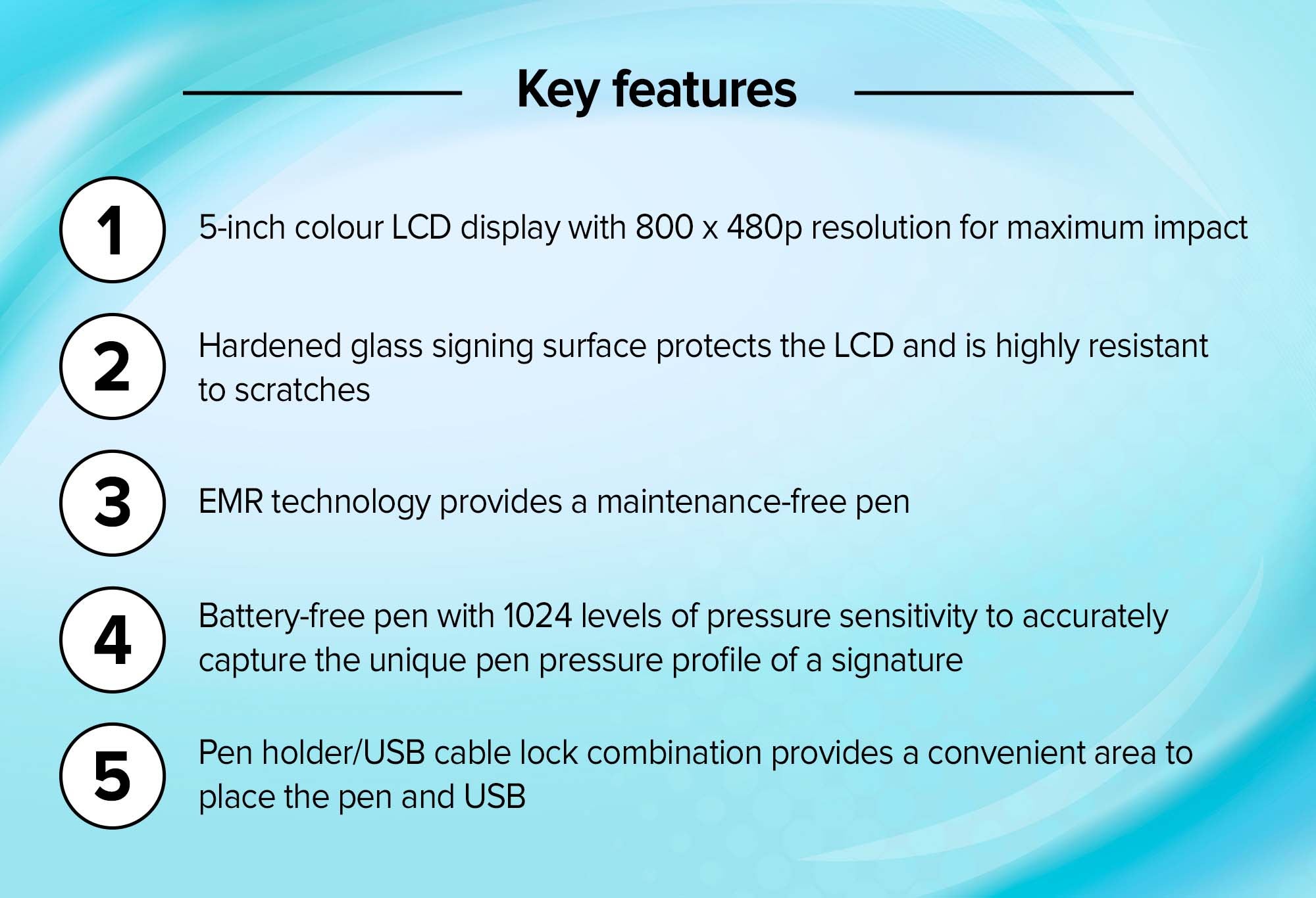 Digital Signature Color LCD Tablet STU-530 Grey