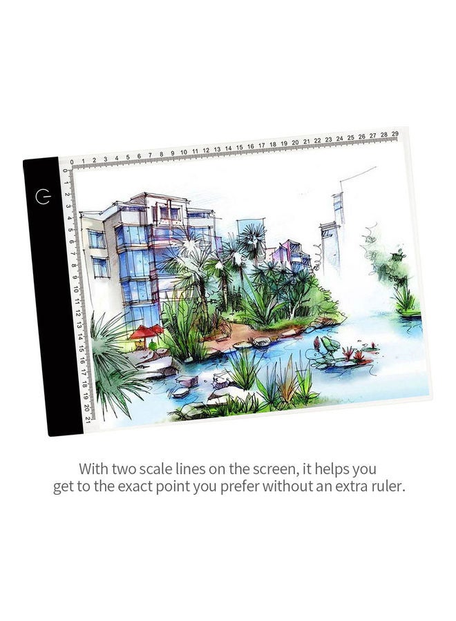 Portable A4 Tracing LED Copy Board Black