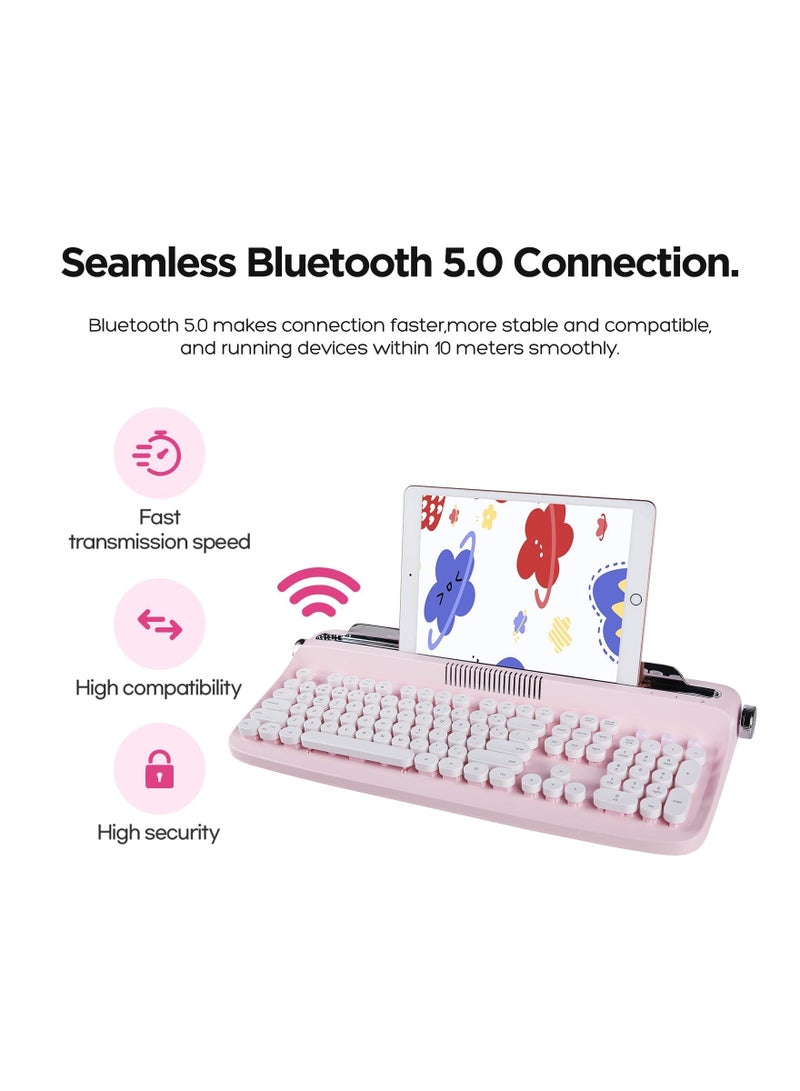 ACTTO Retro Wireless Bluetooth Typewriter Keyboard B503