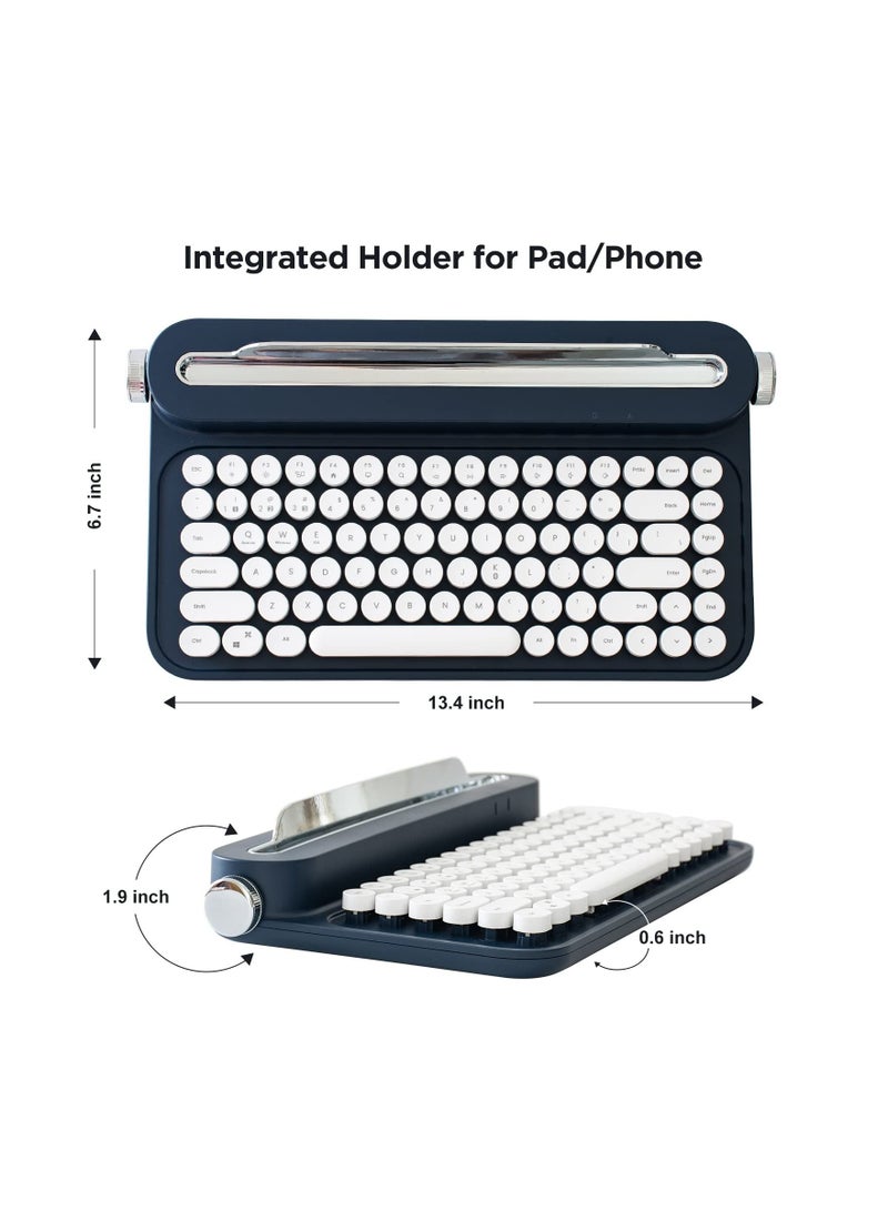 ACTTO Mini Wireless Bluetooth Typewriter Keyboard B305