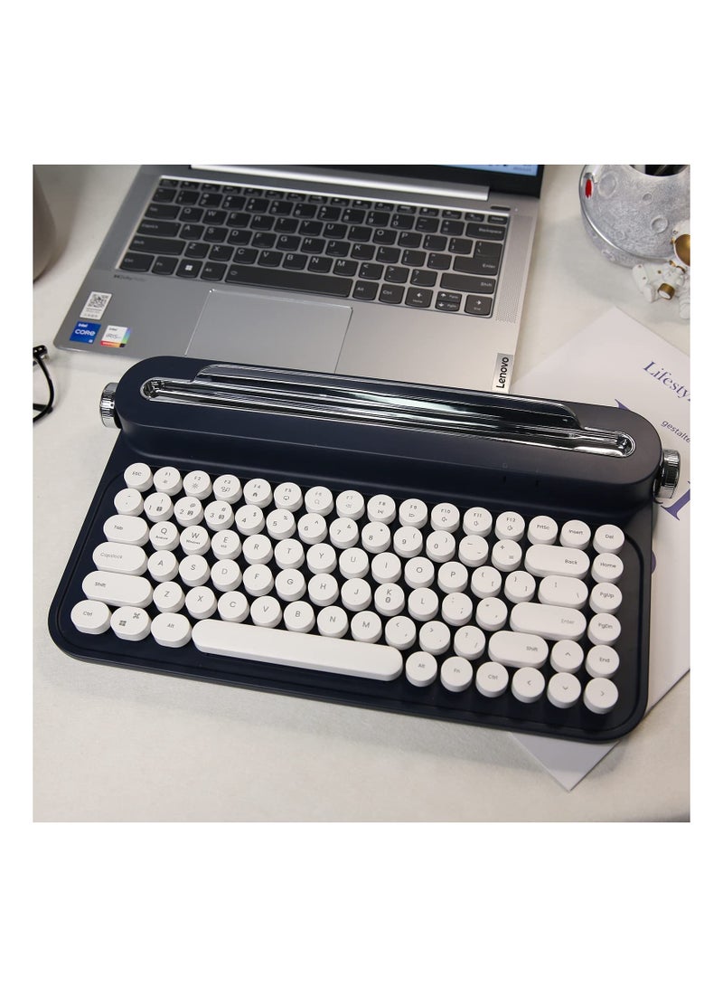ACTTO Mini Wireless Bluetooth Typewriter Keyboard B305