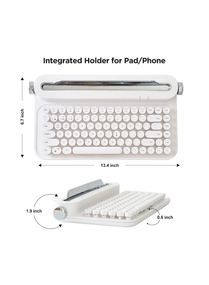 ACTTO Mini Wireless Bluetooth Typewriter Keyboard B305