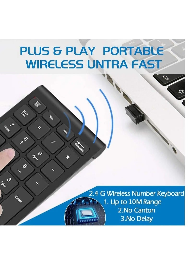 Wireless Number Pads Numeric Keypad 22 Keys