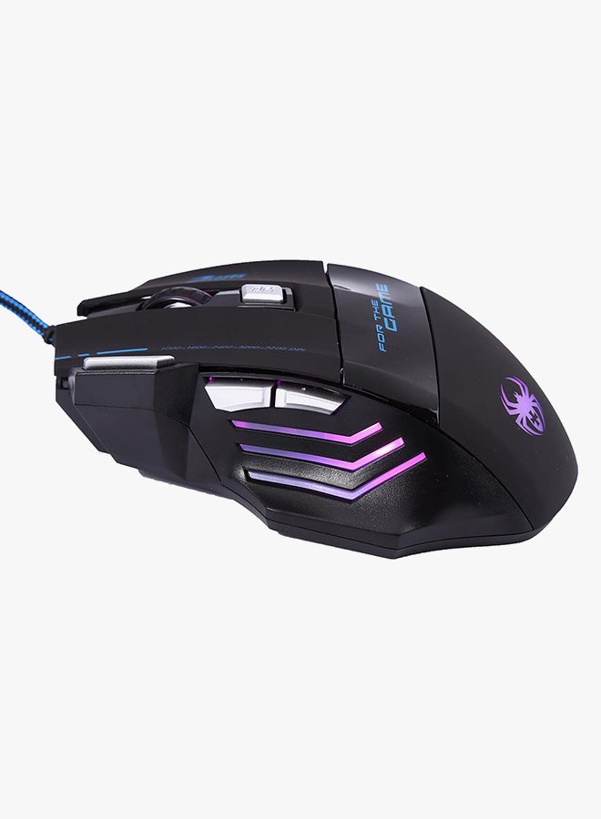 7-Button Backlight Optical Gaming Mouse Black