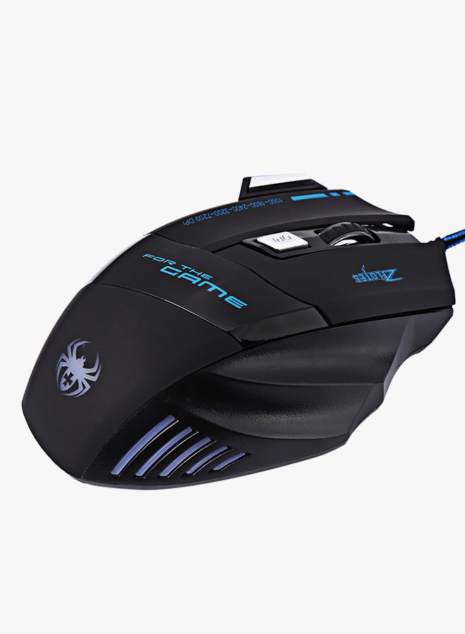 7-Button Backlight Optical Gaming Mouse Black