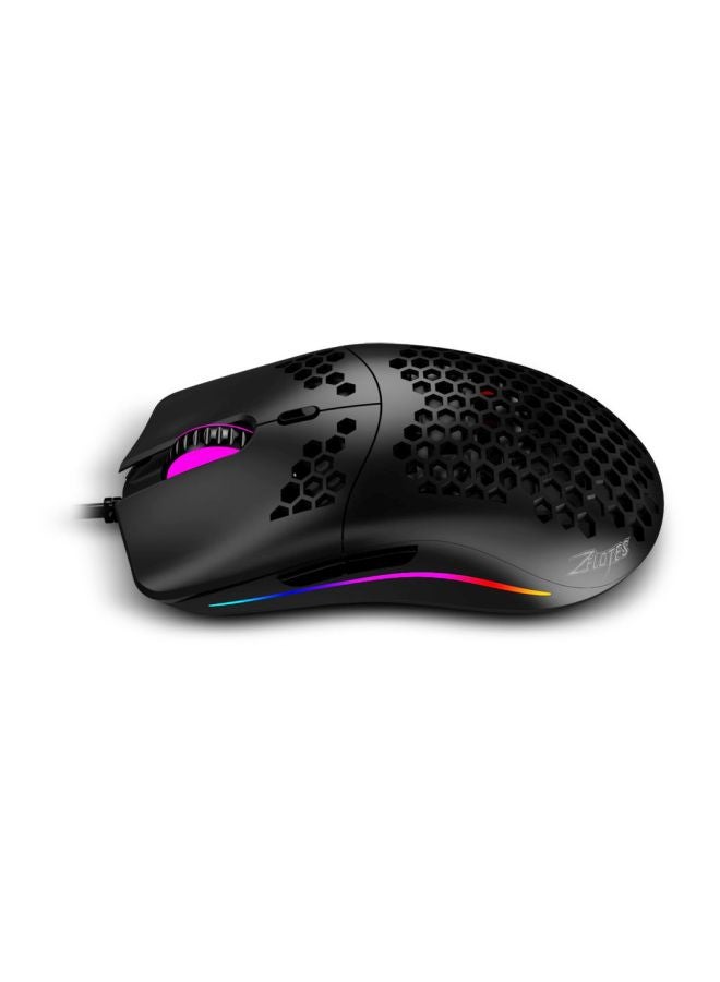 C-7 Wired Mouse Black/Pink/Blue