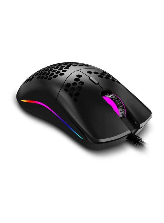 C-7 Wired Mouse Black/Pink/Blue