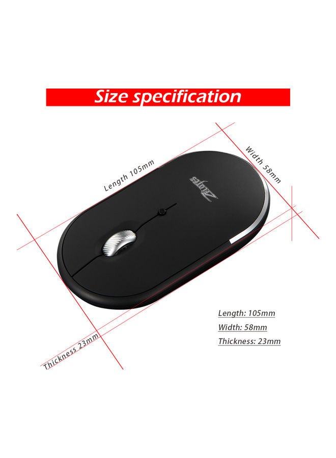 F11 Three Mode Bluetooth Mouse White