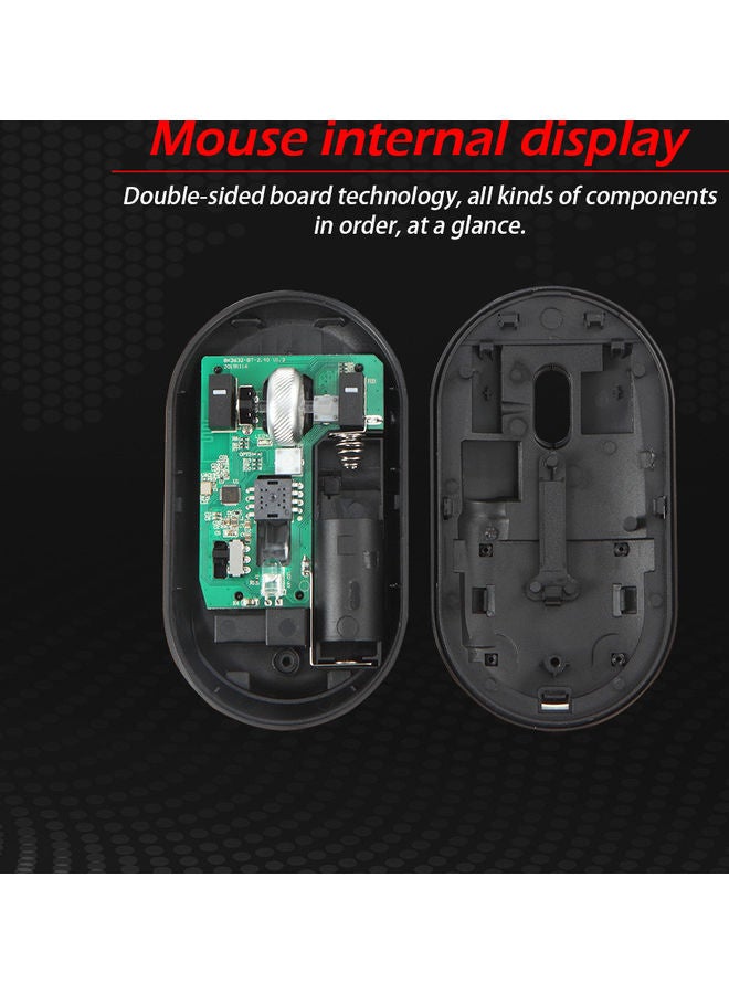 F11 Three Mode Bluetooth Mouse Pink