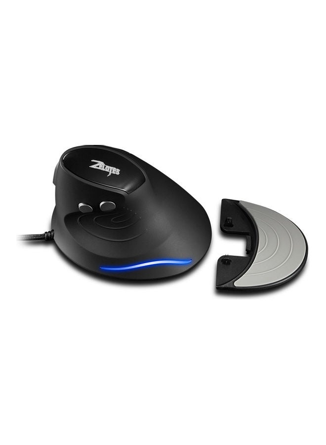 Wired Optical Vertical Mouse Black