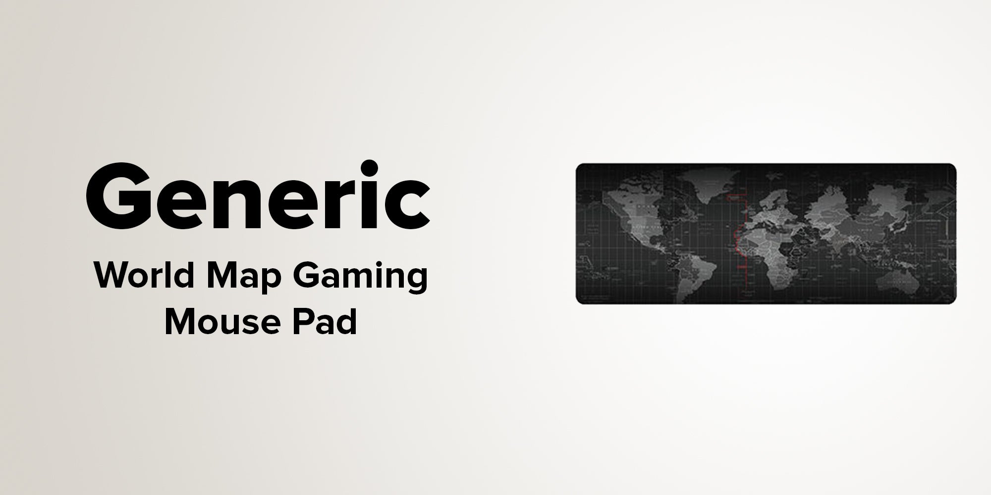 World Map Gaming Mouse Pad