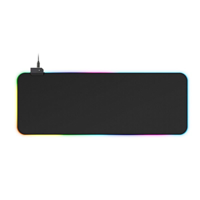 RGB Backlight Mouse Pad Adjustable Luminescence Modes Non-Slip