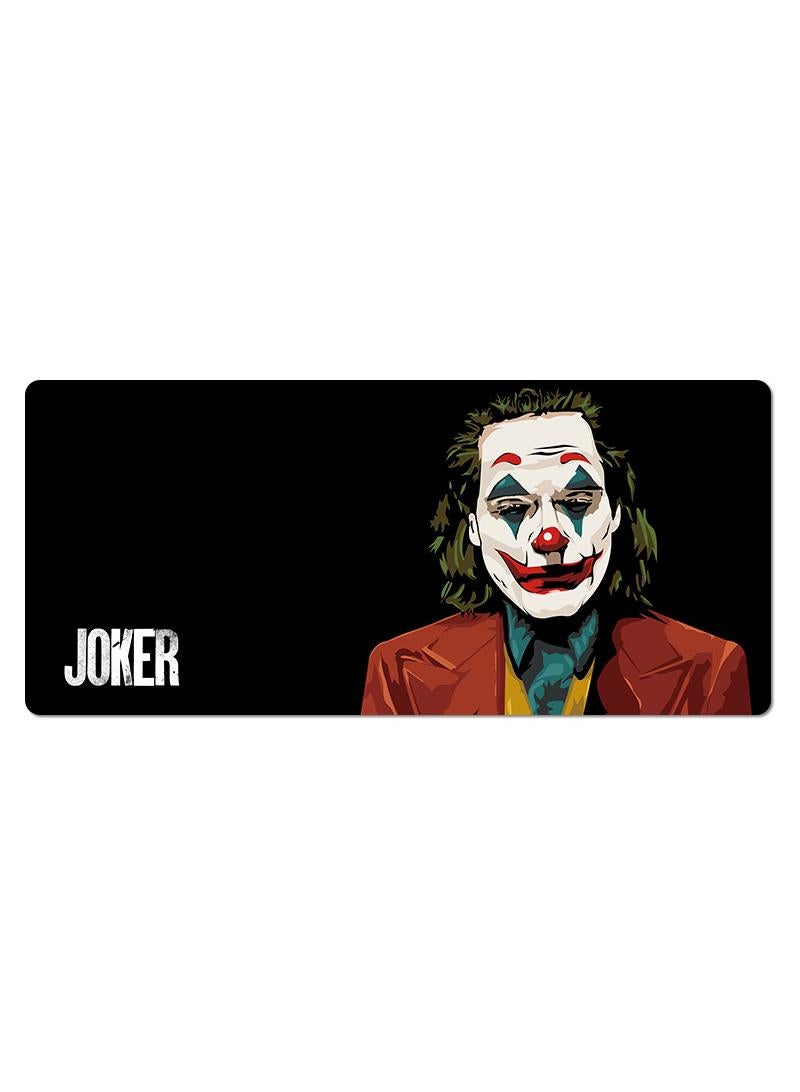 Joker Anime Movie Characters Gaming Mouse Pad Extended Large Mat Desk Pad Stitched Edges Mousepad Long Mouse Pad And Non-Slip Rubber Base Mice Pad 800X300X4mm