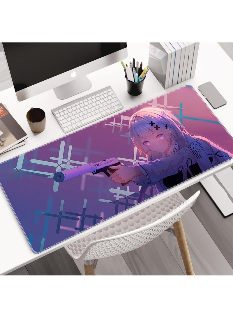 Exclusive For Esports Games Gaming Mouse Pad Extended Large Mat Desk Pad Stitched Edges Mousepad Long Mouse Pad And Non-Slip Rubber Base Mice Pad 900X400X3mm