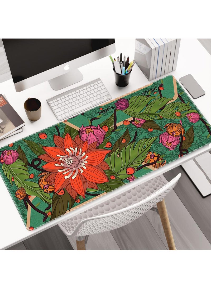 Exclusive For Esports Games Gaming Mouse Pad Extended Large Mat Desk Pad Stitched Edges Mousepad Long Mouse Pad And Non-Slip Rubber Base Mice Pad 900X400X3mm