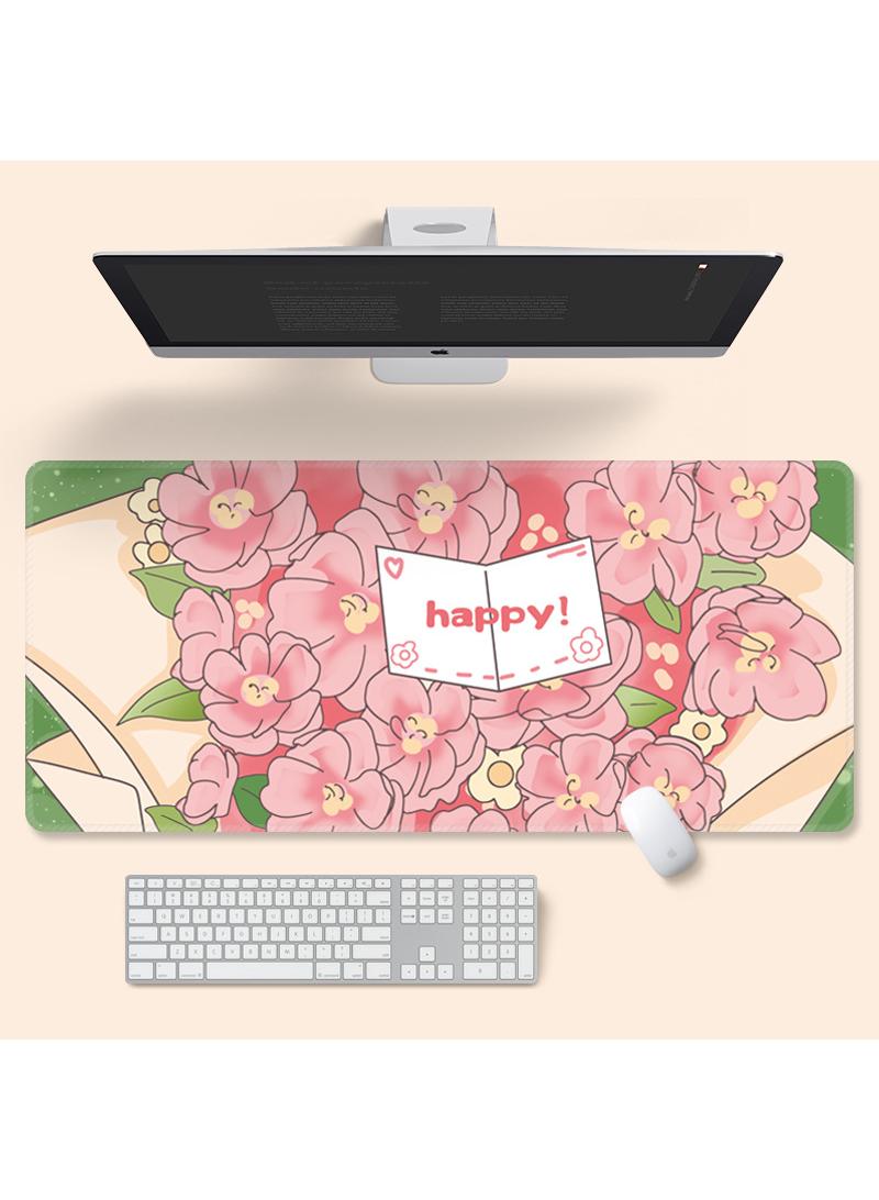 Large Anime Personality Gift Games Gaming Mouse Pad Extended Large Mat Desk Pad Stitched Edges Mousepad Long Mouse Pad And Non-Slip Rubber Base Mice Pad 900X400X3mm