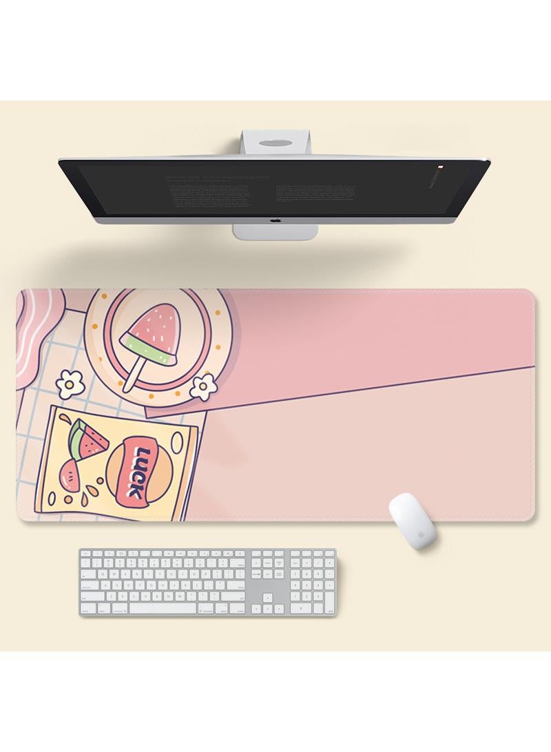 Large Anime Personality Gift Games Gaming Mouse Pad Extended Large Mat Desk Pad Stitched Edges Mousepad Long Mouse Pad And Non-Slip Rubber Base Mice Pad 900X400X3mm