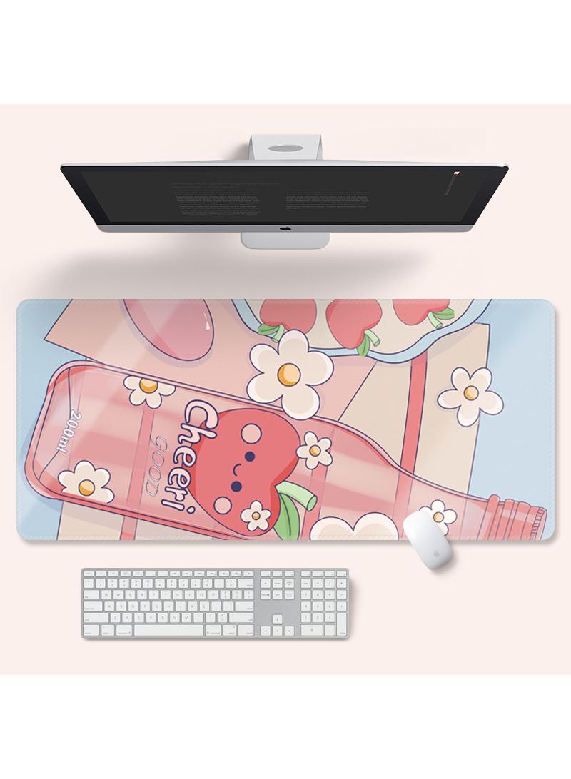 Large Anime Personality Gift Games Gaming Mouse Pad Extended Large Mat Desk Pad Stitched Edges Mousepad Long Mouse Pad And Non-Slip Rubber Base Mice Pad 900X400X3mm