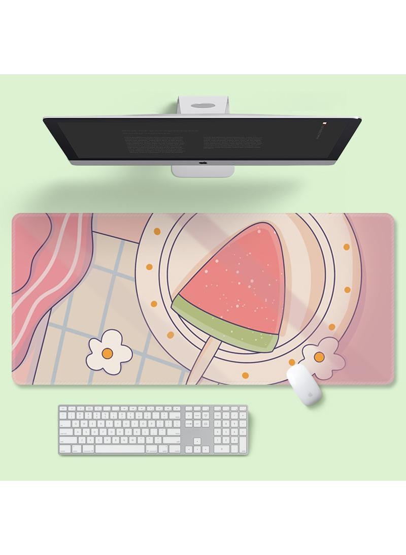 Large Anime Personality Gift Games Gaming Mouse Pad Extended Large Mat Desk Pad Stitched Edges Mousepad Long Mouse Pad And Non-Slip Rubber Base Mice Pad 900X400X3mm