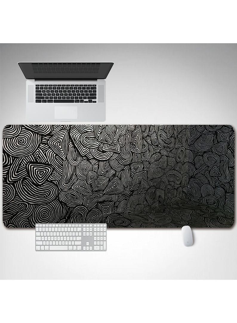 Minimalist Design Gaming Mouse Pad Extended Large Mat Desk Pad Stitched Edges Mousepad Long Mouse Pad And Non-Slip Rubber Base Mice Pad 900x400x4mm