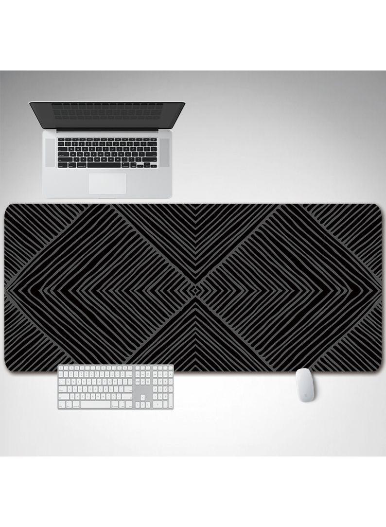 Minimalist Design Gaming Mouse Pad Extended Large Mat Desk Pad Stitched Edges Mousepad Long Mouse Pad And Non-Slip Rubber Base Mice Pad 900x400x4mm