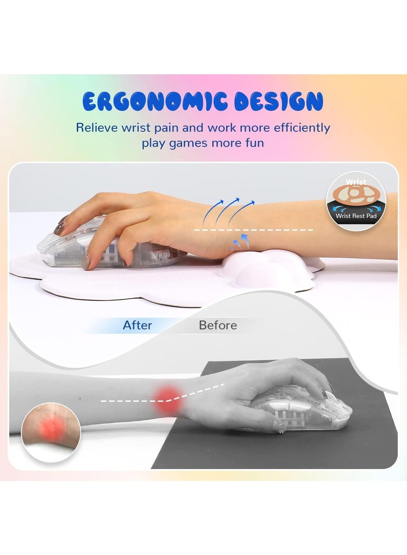 Cloud Memory Foam Wrist Mouse Pad