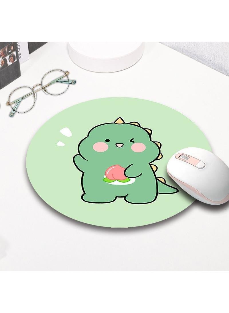 30x30x0.2cm Flat Round Rubber Cartoon Mouse Pad